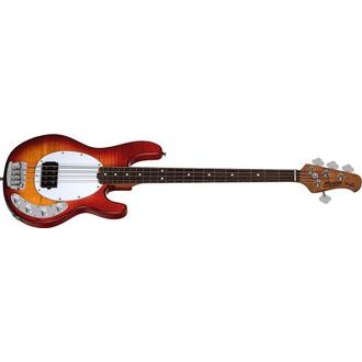 Sterling by MusicMan StingRay RAY34FM-HCB-R2, Heritage Cherry Burst -