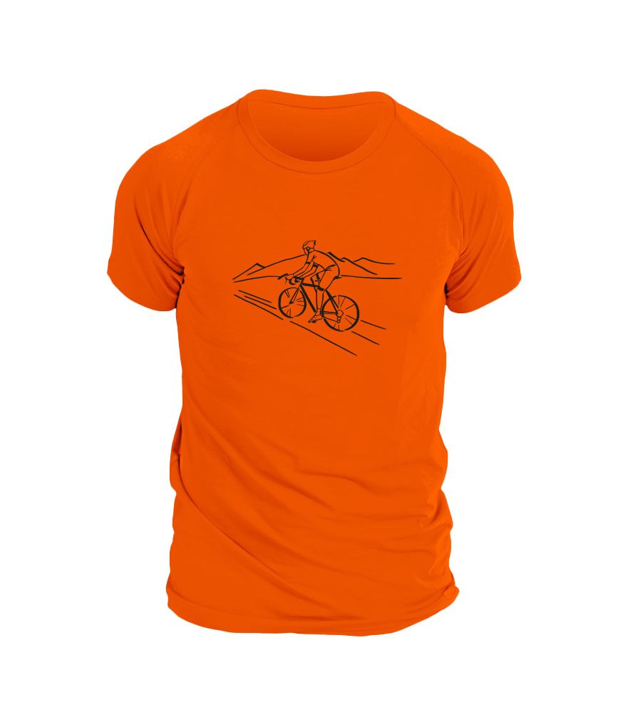 nanosilver Pánské triko nanosilver BIKER - XXL - oranžová