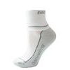 Sportovní ohrnovací ponožky se stříbrem nanosilver bílá