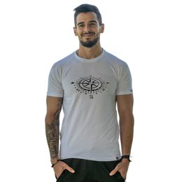 Pánské triko nanosilver dl.rukáv potisk MOTO
