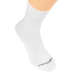 Společenské ponožky se stříbrem nanosilver NEW bílá