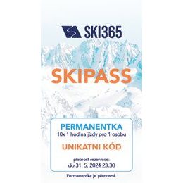 SKIPASS - pernamentka lyže/snowboard