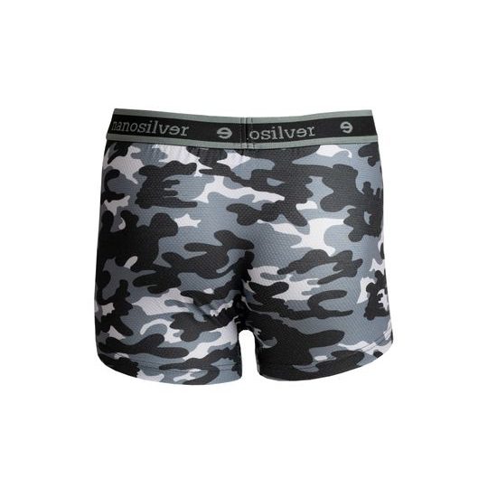 Termo boxerky nanosilver s gumou Camo /maskáč