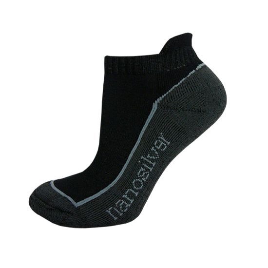 Kotníkové ponožky nanosilver černé