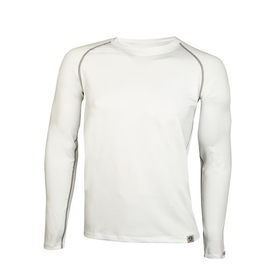 Pánské triko NOVYC dlouhý rukáv bílé