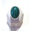 Amazonit - stříbrný prsten