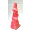 Čarodějnice růžová - figurální svíce