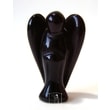 Obsidián černý - Anděl (3,7 cm)
