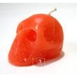 Lebka oranžová - figurální svíce