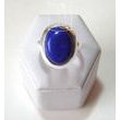 Lapis lazuli - stříbrný prsten