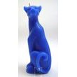 Kočka modrá - figurální svíce