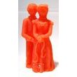 Pár oranžový - figurální svíce