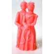 Pár růžový - figurální svíce