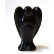 Obsidián černý - Anděl (4,9 cm)