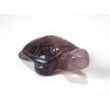 Purpurový fluorit - želva