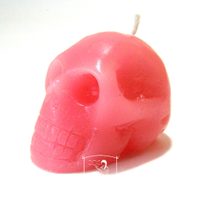 Lebka růžová - figurální svíce