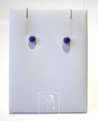 Lapis lazuli - stříbrné náušnice
