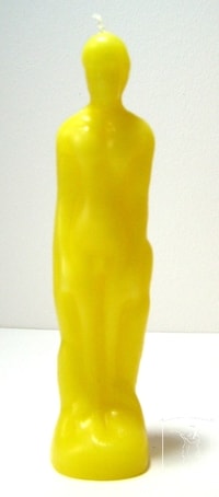 Muž žlutý - figurální svíce