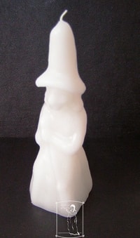Čarodějnice bílá - figurální svíce