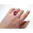 Kobaltokalcit - stříbrný prsten