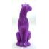 Kočka fialová - figurální svíce