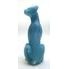 Kočka tyrkysová - figurální svíce