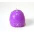 Lebka fialová - figurální svíce