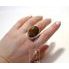 Pietersit - stříbrný prsten
