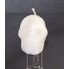 Lebka bílá - figurální svíce