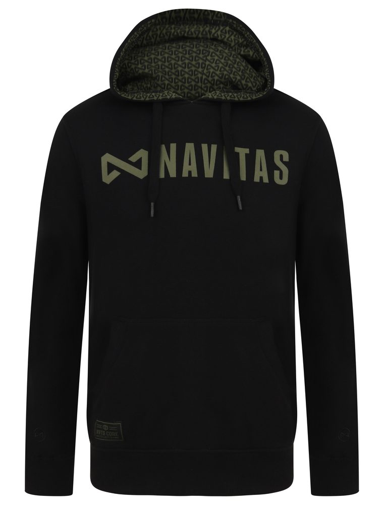 Navitas Rybářská Mikina Core Hoody Black - M