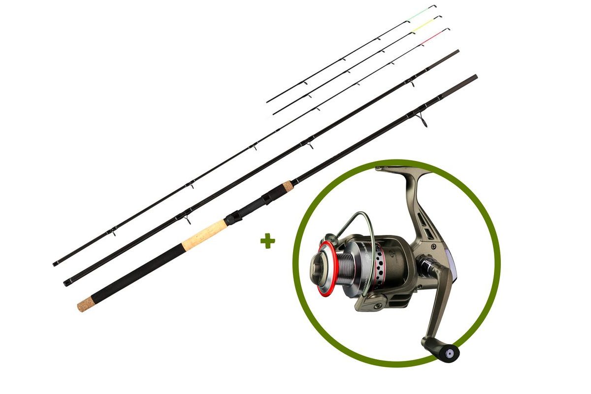 Giants Fishing Prut Radiant MX Feeder 11ft 50-100g + naviják SPX 3000 AKCE!