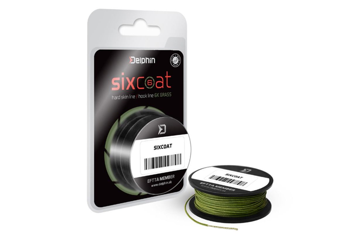 Delphin Šňůra Skin Line Sixcoat grass 25lb