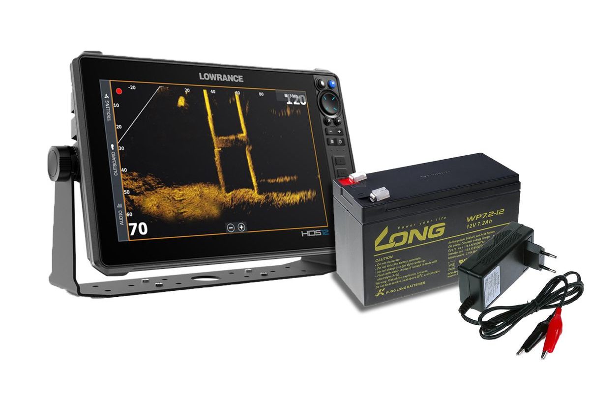 Lowrance Echolot HDS PRO 12 se sondou Active Imaging HD + baterie + nabíječka ZDARMA