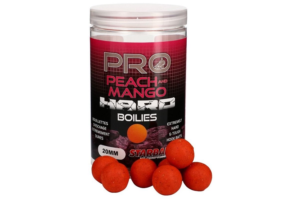Starbaits Boilie Hard Probiotic Peach & Mango 200g