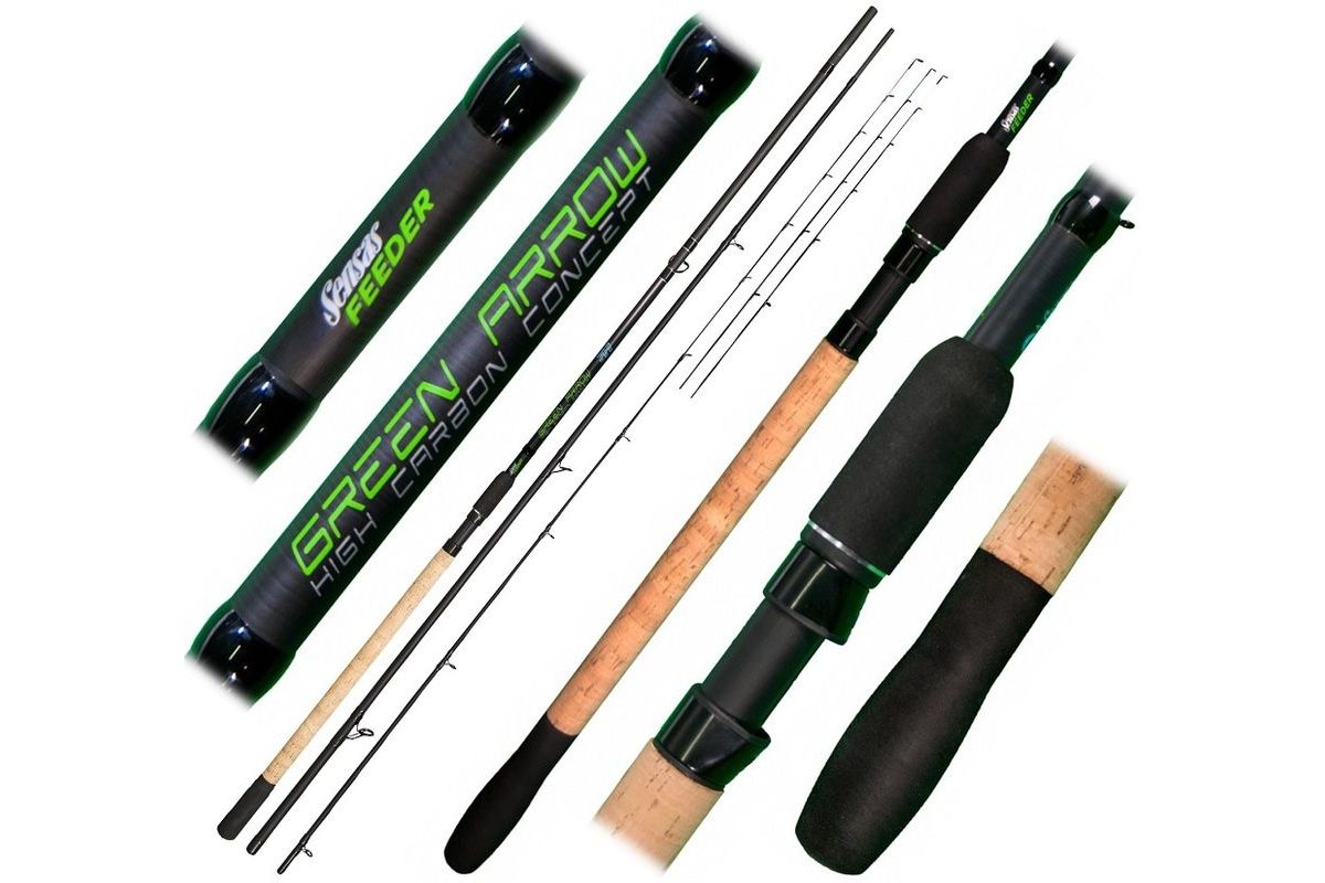 Sensas Prut Green Arrow Feeder 3,6m Medium 50-90g