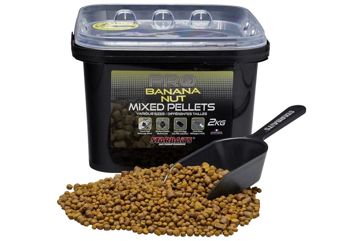 Starbaits Pelety Mixed Pellets Pro Banana Nut 2kg