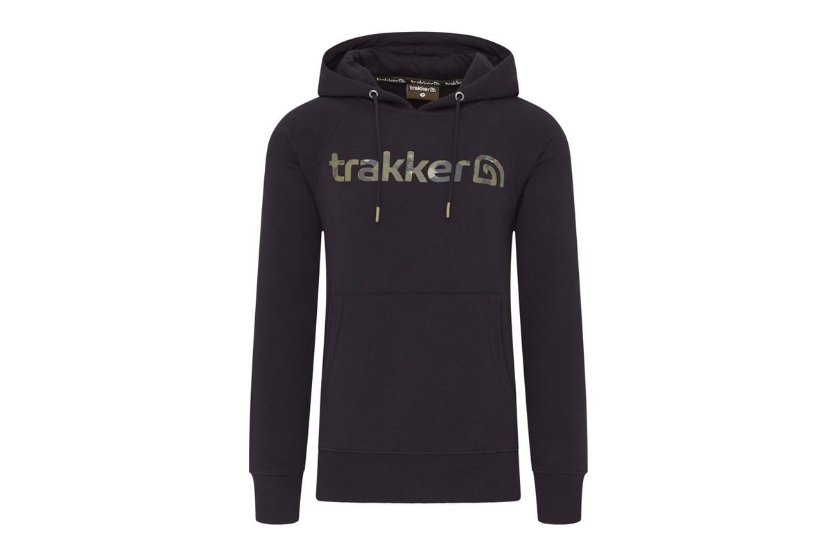 Trakker Mikina CR Logo Hoody Black Camo