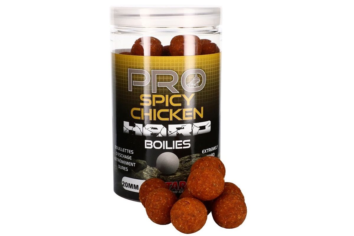 Starbaits Boilie Hard Probiotic Spicy Chicken 200g
