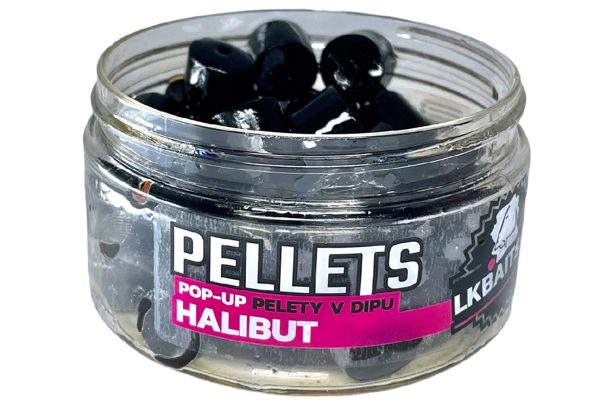 LK Baits Pop-up Pelety v dipu Halibut 40g