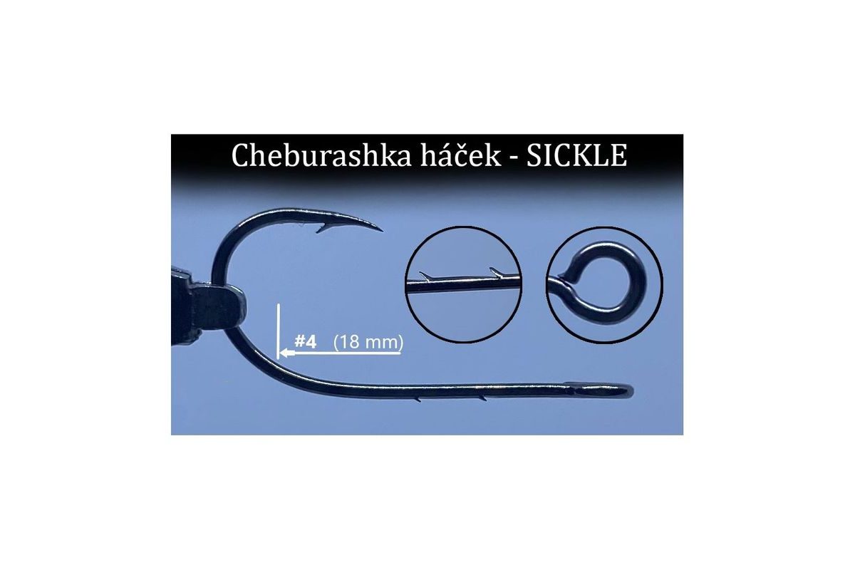 Jigovky Háček Cheburashka Sickle 10ks