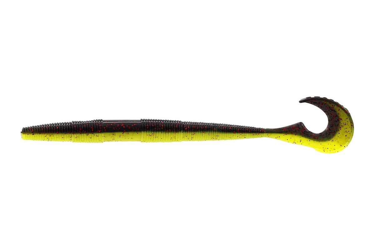 Westin Umělá plovoucí nástraha červ Swimming Worm Black/Chartreuse