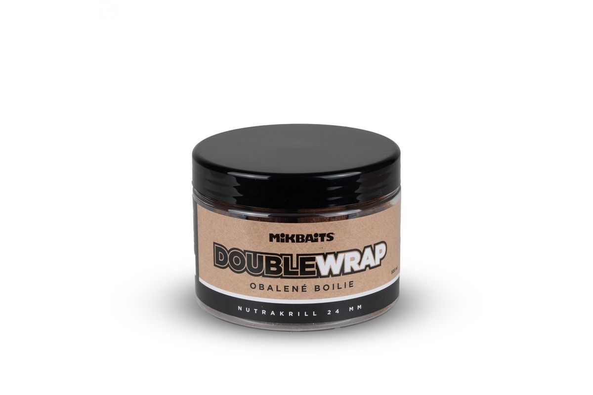 Mikbaits Boilie ManiaQ Double Wrap NutraKRILL 500ml