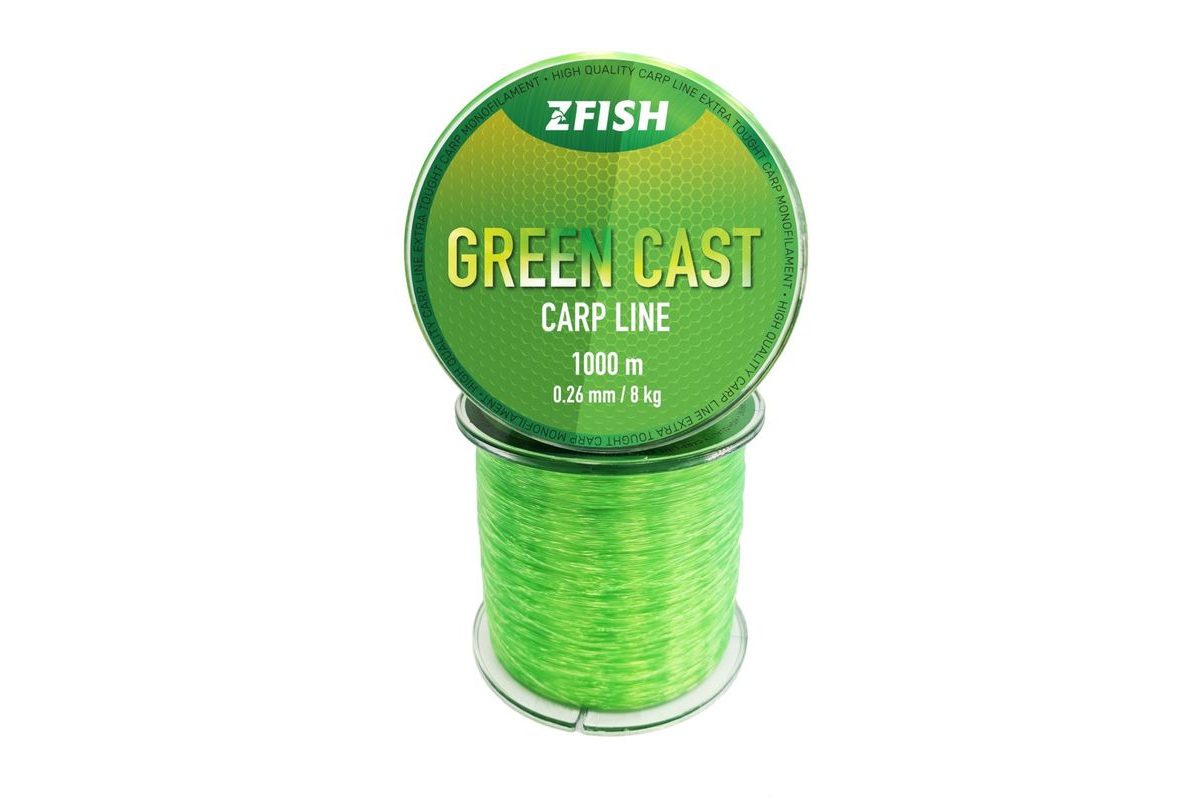 Zfish Vlasec Green Cast Carp Line 1000m
