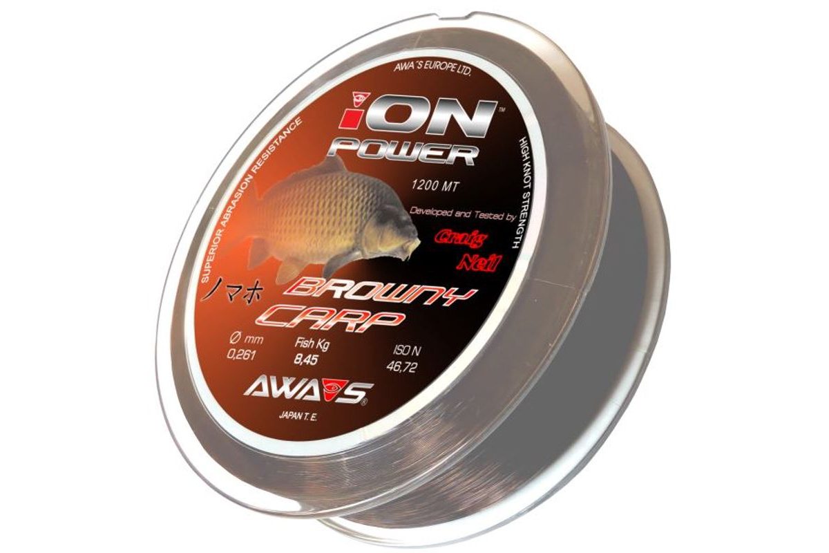 Awa-S Vlasec Ion Power Browny Carp 1200m