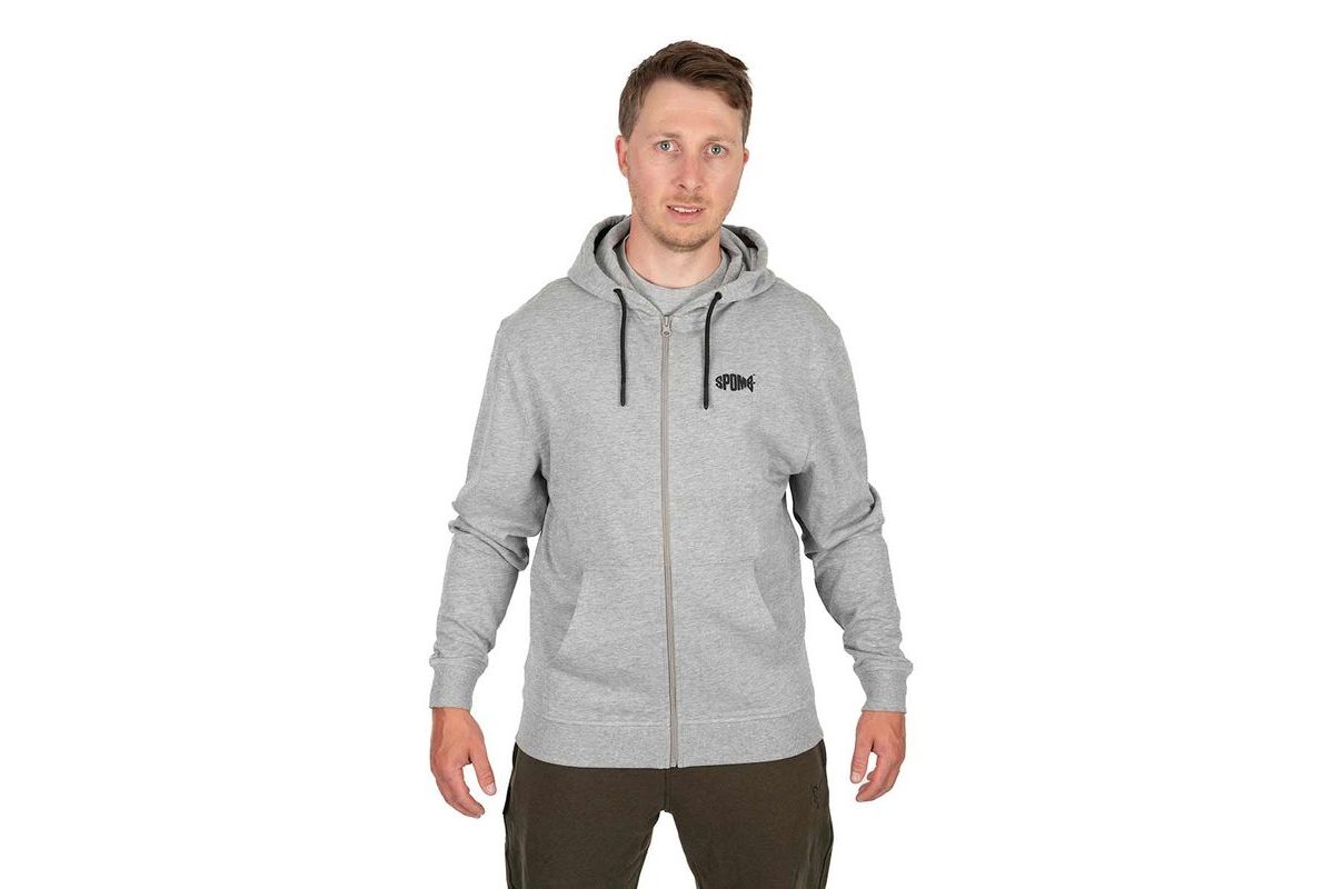 Spomb Mikina Grey Zipped Hoody