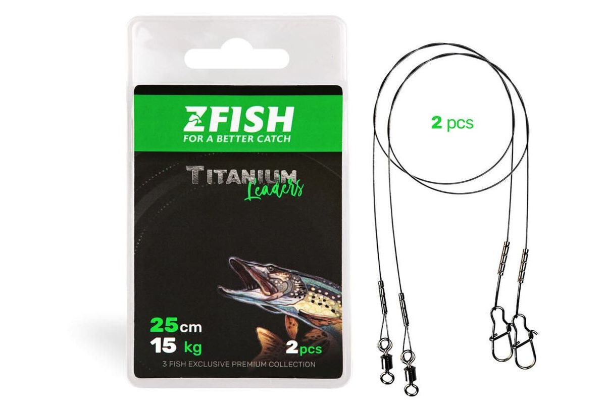 Zfish Lanko Titanium Leader 2ks