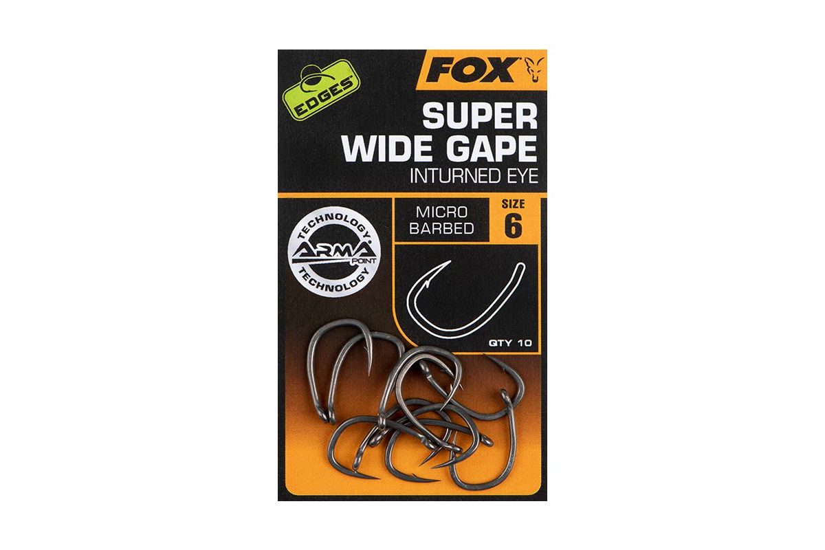 Fox Háčky Armapoint Super Wide Gape 10ks (Inturned Eye)