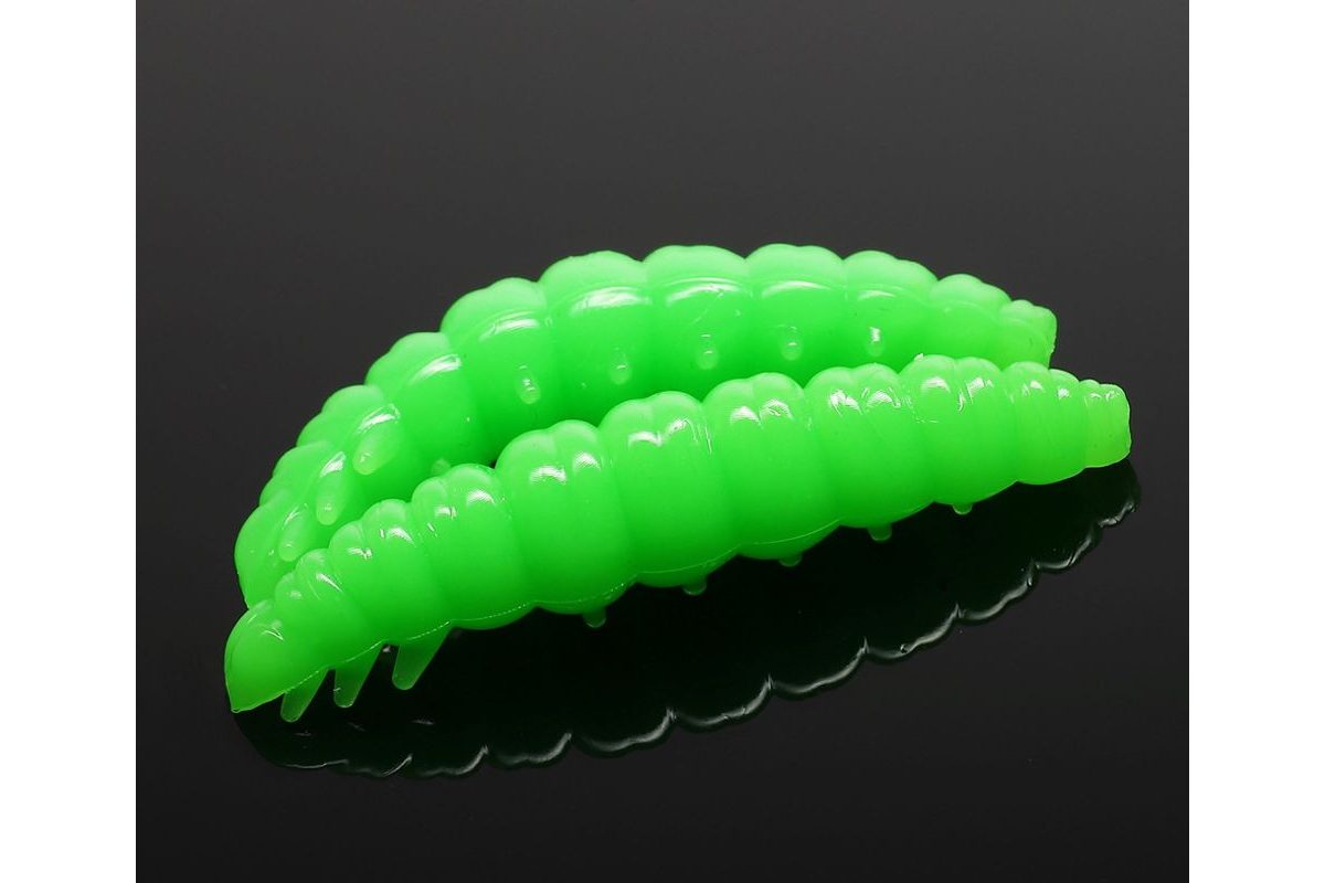 Libra Lures Larva Hot Green