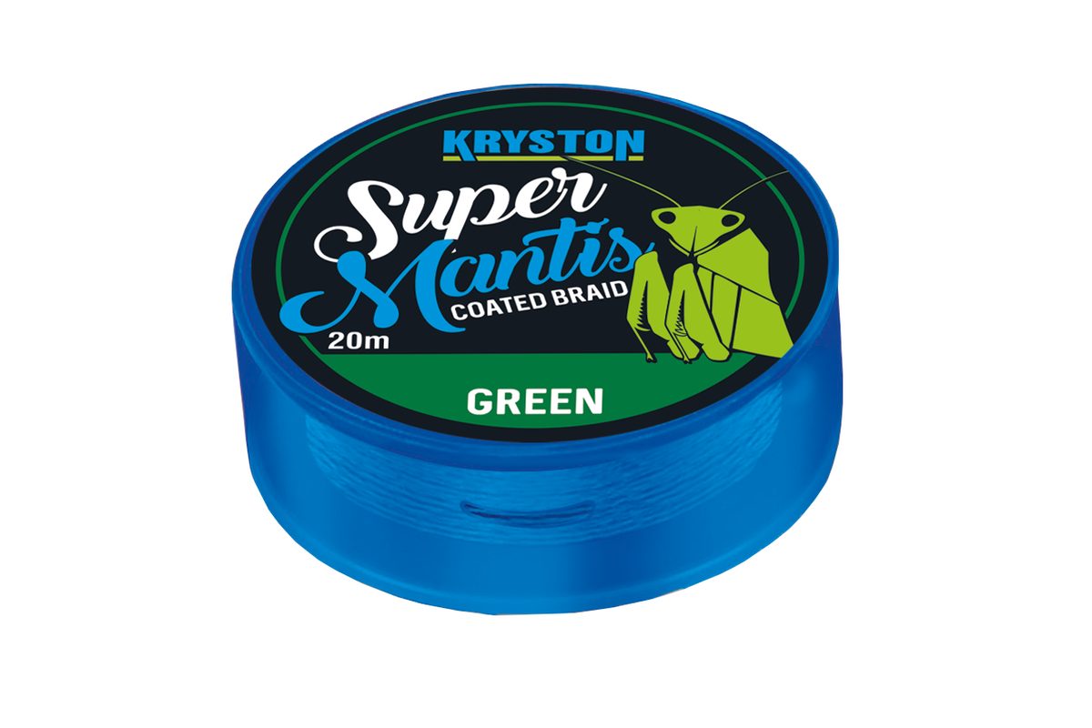 Kryston Potahovaná šňůrka Super Mantis Green 35lb 20m