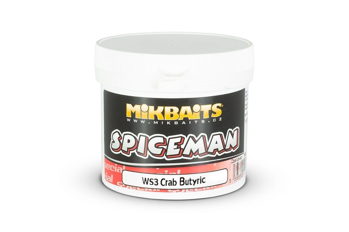 Mikbaits Těsto Spiceman WS3 Crab Butyric 200g